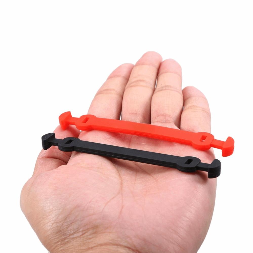 10Pcs Elastic Straps Tennis Racket Damper Tennis Vibration Absorber  Tennis Racket Strings