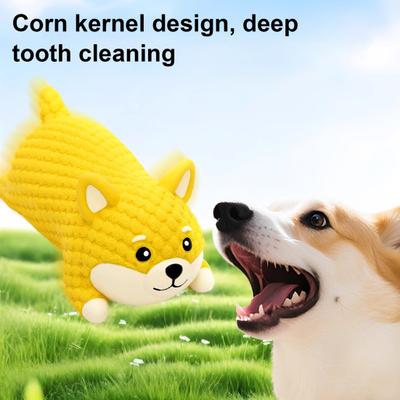 Giocattolo per Cani Lattice Altamente Elastico Resistente al Morso Cuccioli Cani Adulti Giocattolo da Masticare con Dispositivo Sonoro Integrato Giocattolo Interattivo