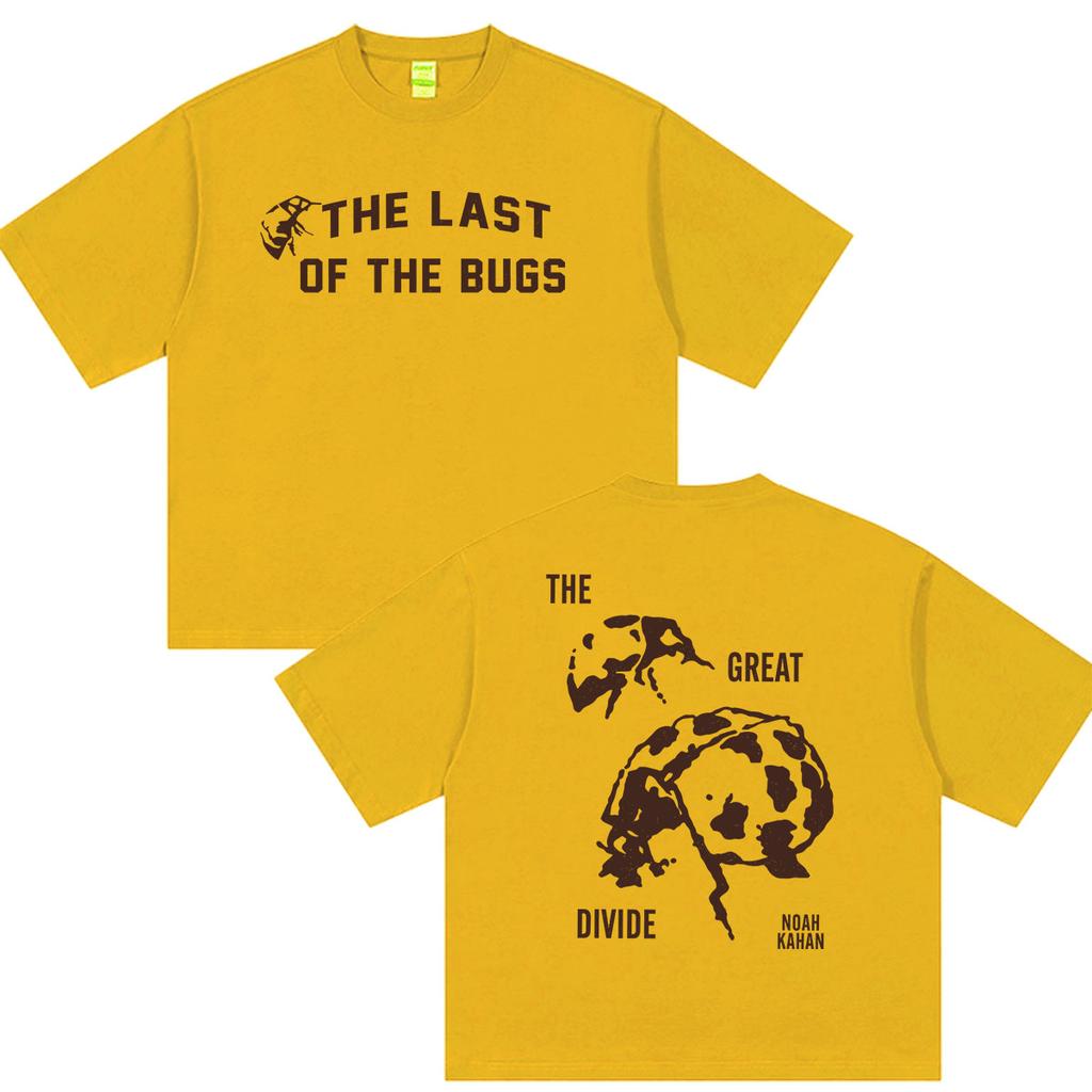Noah Kahan The Last of The Bugs Tour 2026 Print T Shirt Unisex Women Summer Oversized Cotton Tshirts Y2k Harajuku Clothing Tshirt