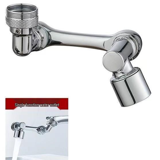 Rotating Faucet Extender with Anti-Splash Aerator