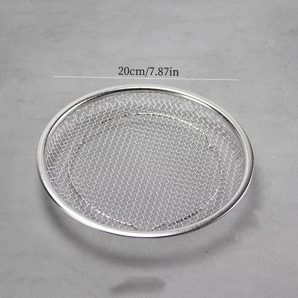 

1pc Stainless steel frying oil leakage net, oil leakage god, oil leakage net basket, oil residue filter net, kitchen and househo