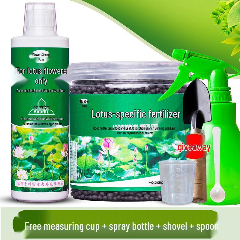 Lotus Nutrient Solution & Fertilizer for Hydroponic and Soil-Based Lotus Ponds and Bonsai Pots