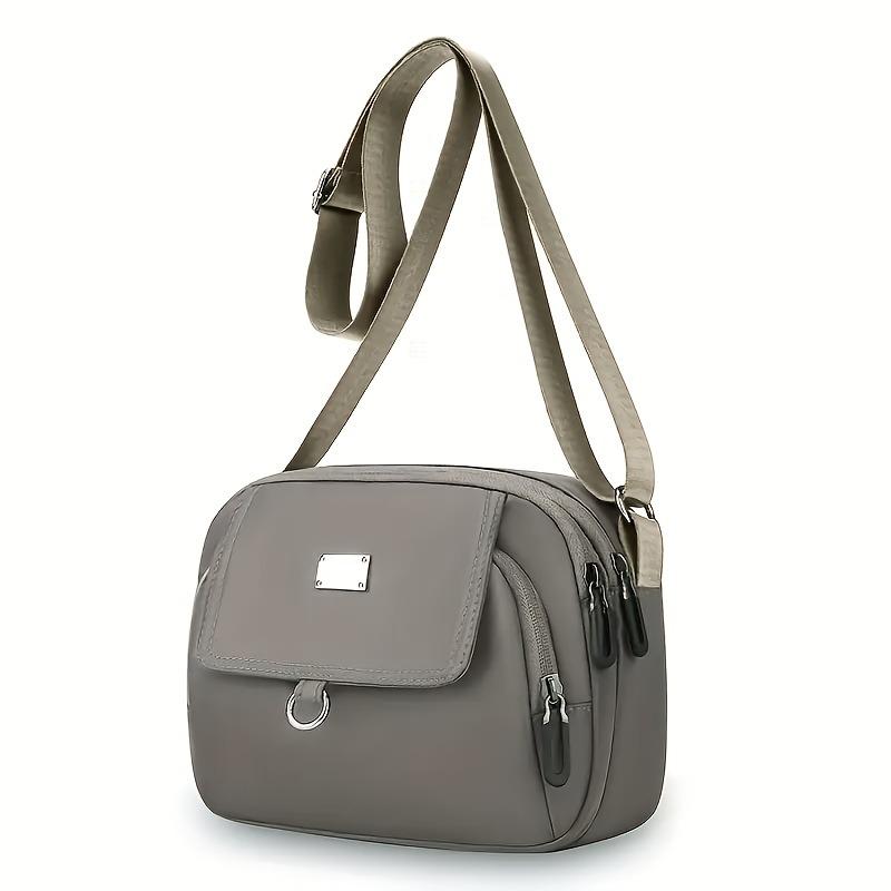 New Minimalist Casual Crossbody Bag, Adjustable Shoulder Straps, Multi Compartment Stylish Shoulder Bag, Fashion Women's Bags