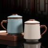 Keramik-Teetasse mit glückbringendem Drachenhenkel