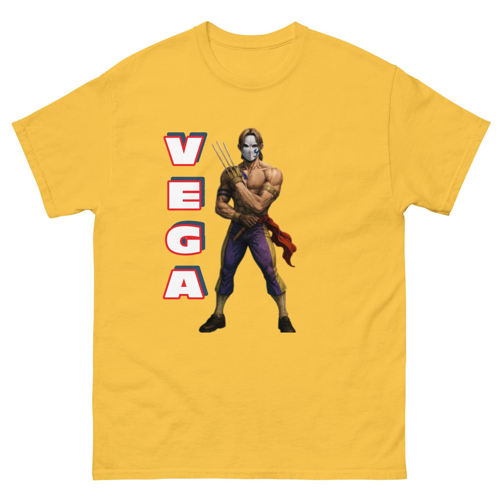 Vega Street Fighter Tee, Unisex Gamer Tee, Retro Vega, Street Fighter T-Shirt Mens Womens Tees Top M