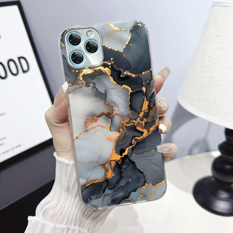 For Blackview A95 A100 A200 Pro A85 Case Protective Cover For  Blackview A80S Marble Clear Soft Silicone Phone Case Cat Fundas