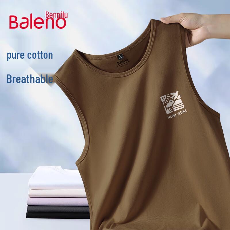 

Мужская майка Baleno из чистого хлопка свободного кроя 2XL