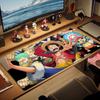 Straw Hat Crew Print  Cushion Non-slip Laptop Tablet Big Mousepad XXL Mat Mini PC Playmat With Lock edge