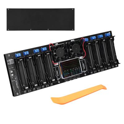 Tester per batteria 18650 a 8 canali con display TFT da 2,4 pollici, test della capacità della batteria con MultiMode