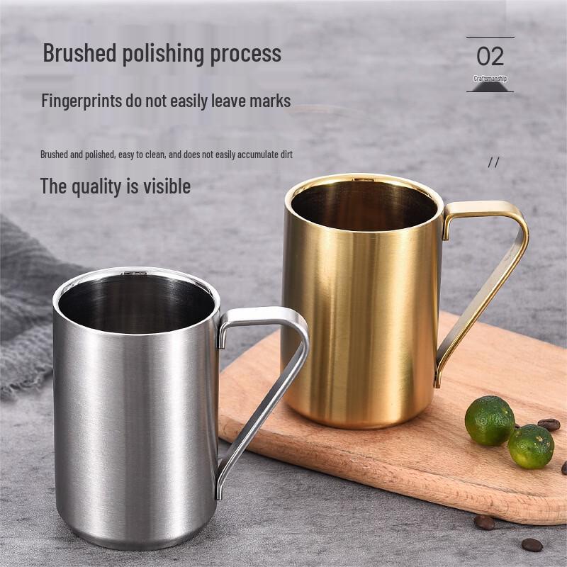 Stainless Steel Insulated Mug with Handle