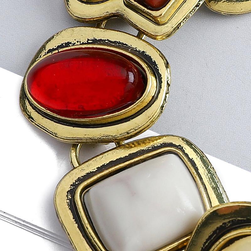 Bohemian Ethnic Style Vintage Bracelets For Women Girls Fashion Colorful Statement Stones Bracelets Advanced Sense Jewelry