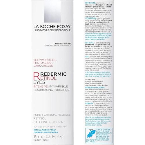 La roche-posay la roche-posay [eye cream] ledamic r eye cream sensitive skin sagging aging care retinol adenosine 15ml  x 1