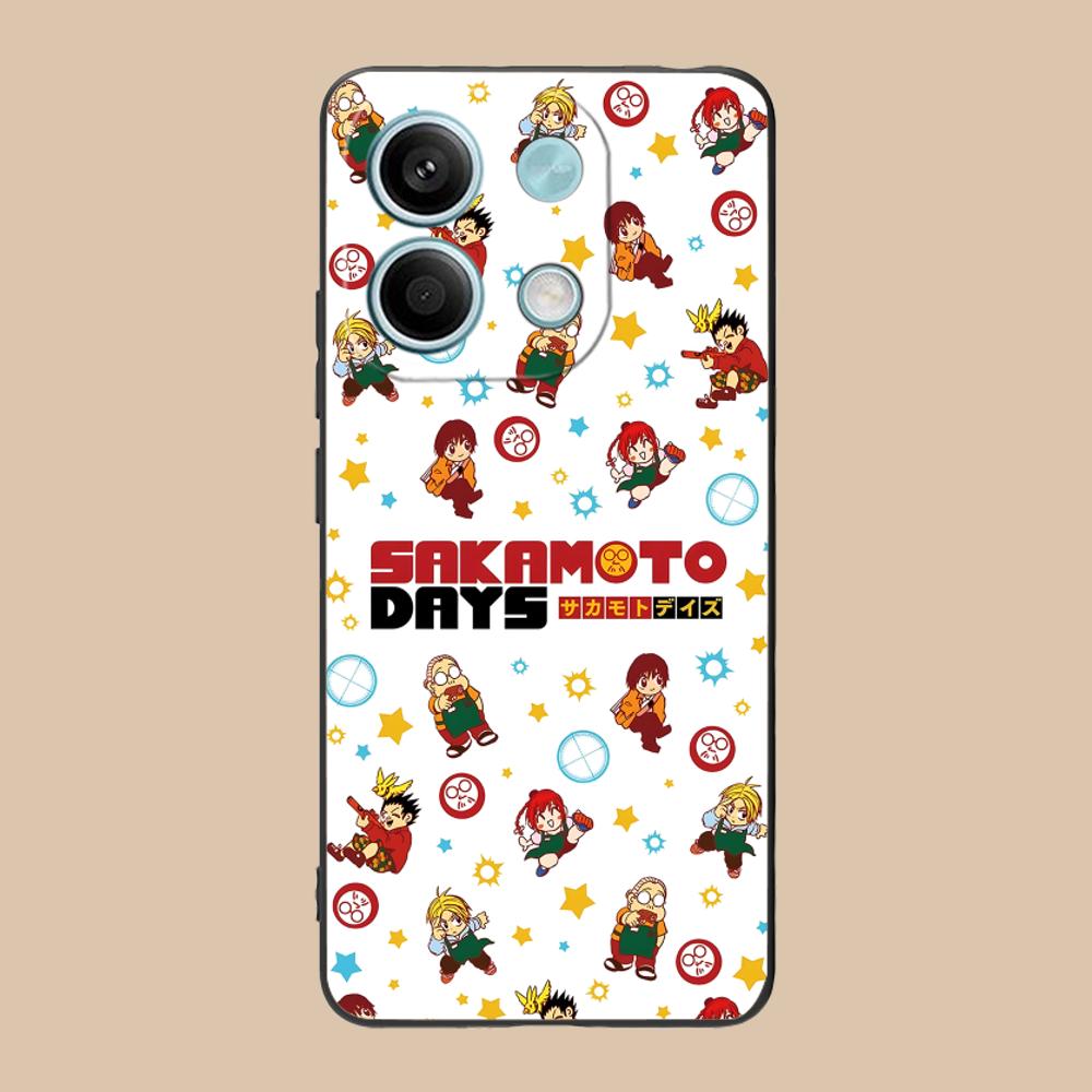 

Sakamoto Days Mobile Phone Case for Xiaomi 15 14 13 12 Mi 11 T Ultra Lite Pro S X 5G Colour Printing Smartphone Cover Luxury Xiaomi 11T Pro