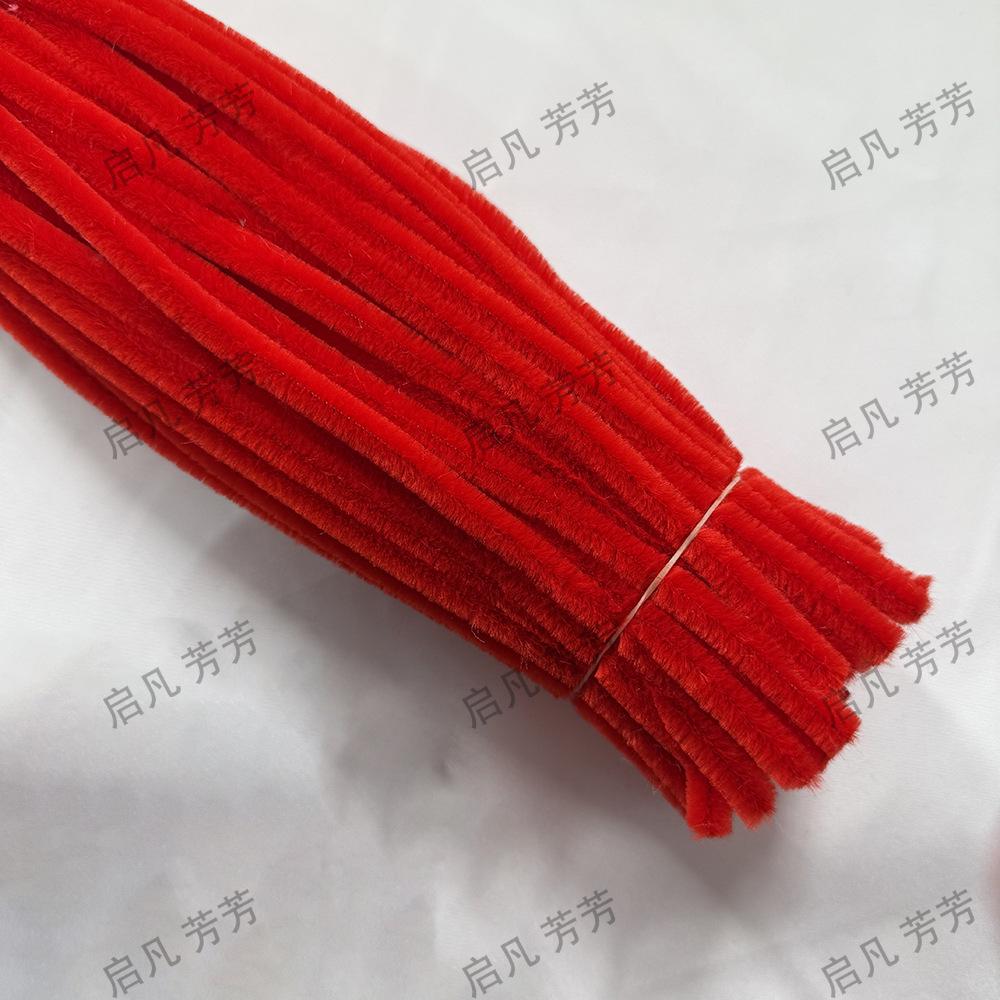 8mm Macaron Color Encrypted Twist Ties Chenille Stems for DIY Toys