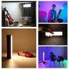 PULUZ 17cm Ręczna Lampa Fotograficzna Pełnokolorowa RGB Magnetyczna Lampa LED