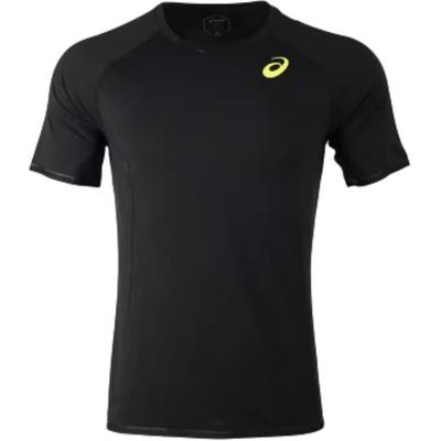 Sponsorship Series Solid Color Athletic Comfortable Short Sleeve T-Shirt Men Tops Black 154383-0904
