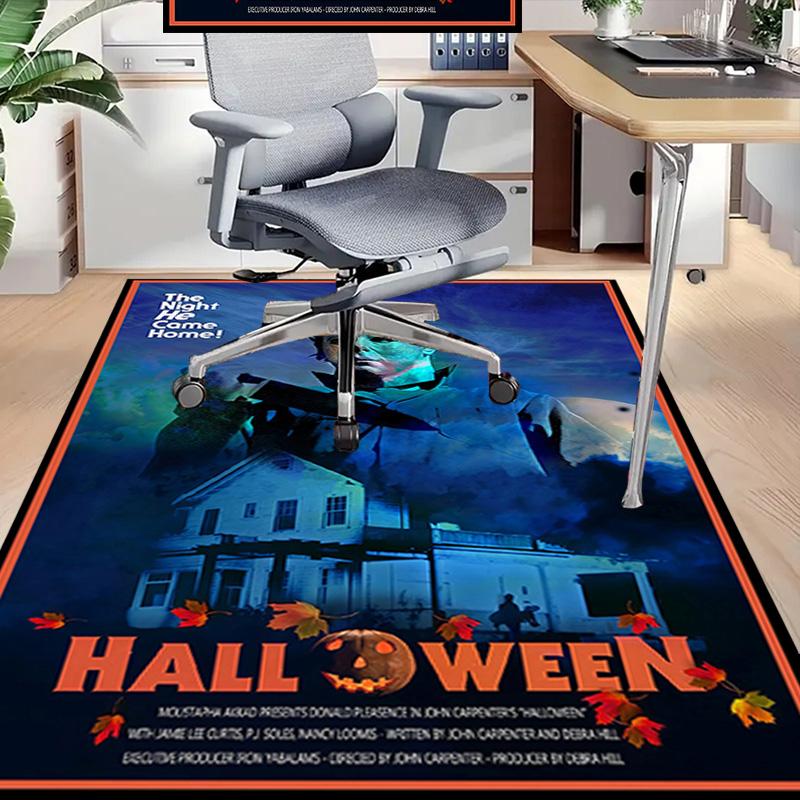 Halloween Horror Night Carpet For Playroom Bedroom Living Room Sofa Home Decorkids Game Area Rug Nonslip Floor Mat