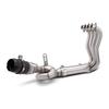 Motorcycle Exhaust Mod Kit: Compatible with Zhang Xue 500RR - Includes Header and AR Tail Section