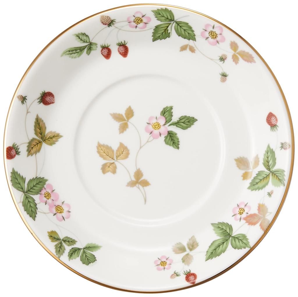 [Officially Imported] Wedgwood Wild Strawberry Cup & Saucer (Delphi) Wedding Gift 1053375