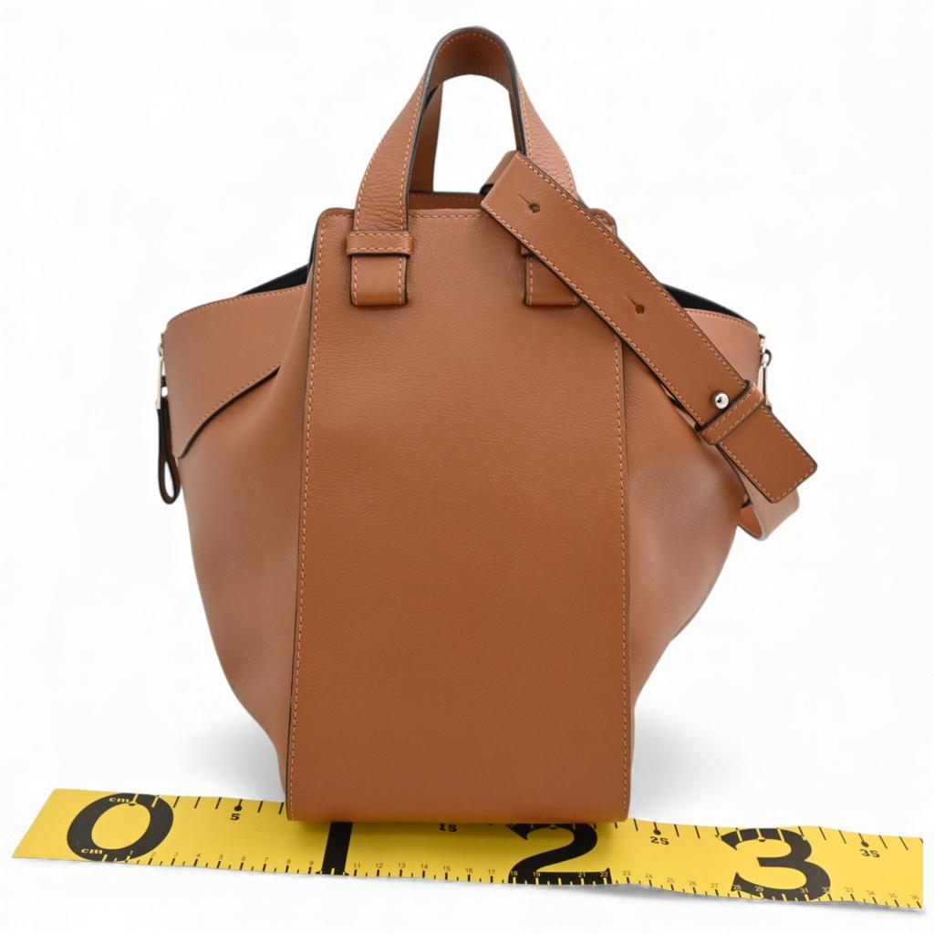 Autentic LOEWE Hammock Geantă de Umăr Mică 2WAY Maro lo2297hh Folosit