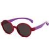 Classic Vintage Silicone Sunglasses Kids Cute Round AC Lens UV400 Shade Protective Glasses Boys Girls Outdoor Use Travel Sunglasses