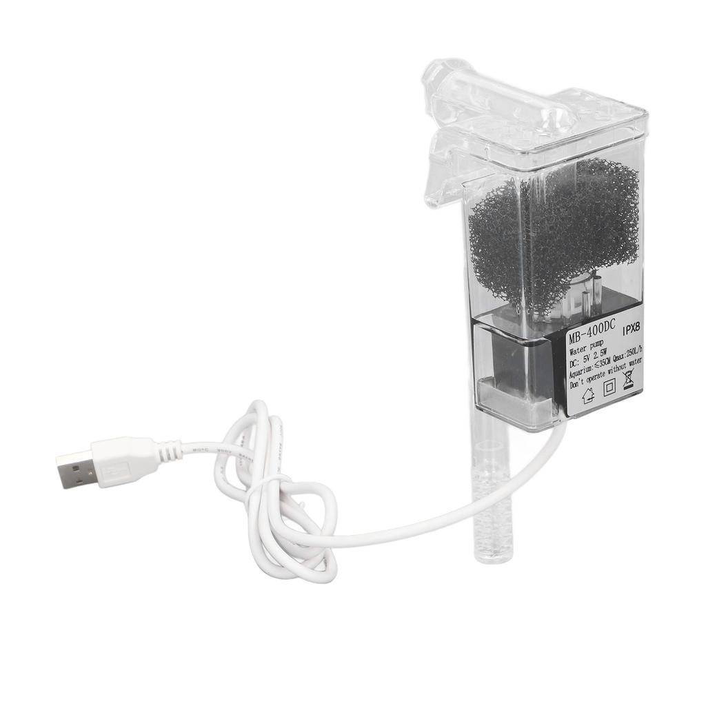 Aquarium Hanging Filter Efficient Filtration Silent Operation Adjustable Flow Space Saving Fish Tank External Hanging