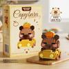 Little Capybara Bala Mouse Cartoon Doll Building Blocks Cute Desktop Ornaments Children's Assembly Toys Birthday Gift
