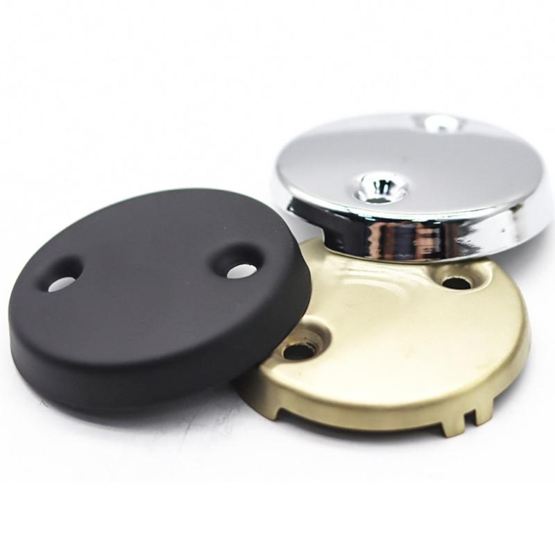Bathroom Bathtub Drain Conversion Kits Tub Drain Plug Trim Set with Two-Hole Overflows Faceplates Bathtub Stoppers