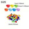 Pom-Pom Color Sorting Activity Set Interesting Kids Early Educational Toys for After-school Program