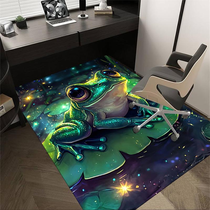 

1PC Frog Non-Slip Floor Carpet Compatible for Office&Living Room&Bedroom&Dining room - Soft & Pattern, Vibrant Colors-H0409 60cm by 90cm