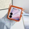 Honor Magic V Flip2 Magnetic Center Shaft Drop-Proof Case: Foldable Solid Color PC Hard Cover