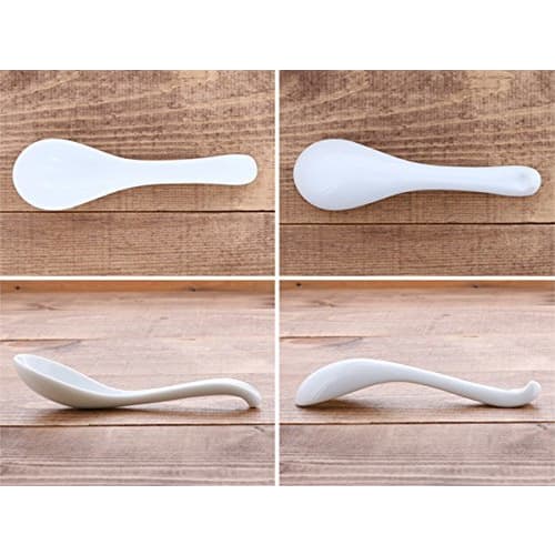 Tableware East Rounded Spoon, White, ts-00101