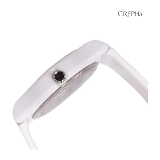 CREPHA Watch, Exam Suitable, Second Hand, Quiet, Analog, Japanese Quartz, Women's, 3 ATM, Waterproof, Simple, Silicone Band, Belt Width: 16 Mm,