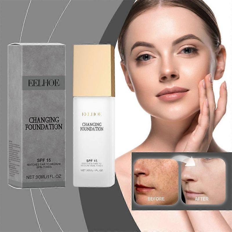 Base de Maquillaje que Cambia de Color para Mujer Hidratante Mágica Base que Cambia el Tono de la Piel Hidratante Ligera No Grasa