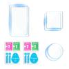 Protective Glass Film Kit for Action5 Action Camera Front and Rear Displays, Claritys, Anti Scratch Film
