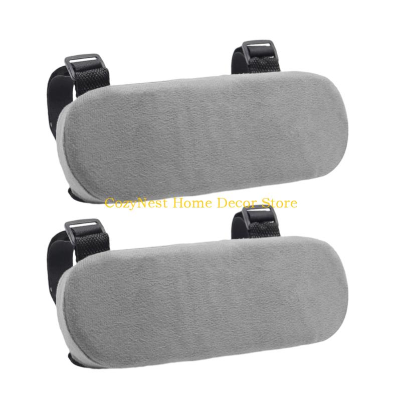 92MF Ergonomic Vehicle Armrest Support Cushion Memory Foam Layer Breathable Washable Cover Interior Decoration Enhancement