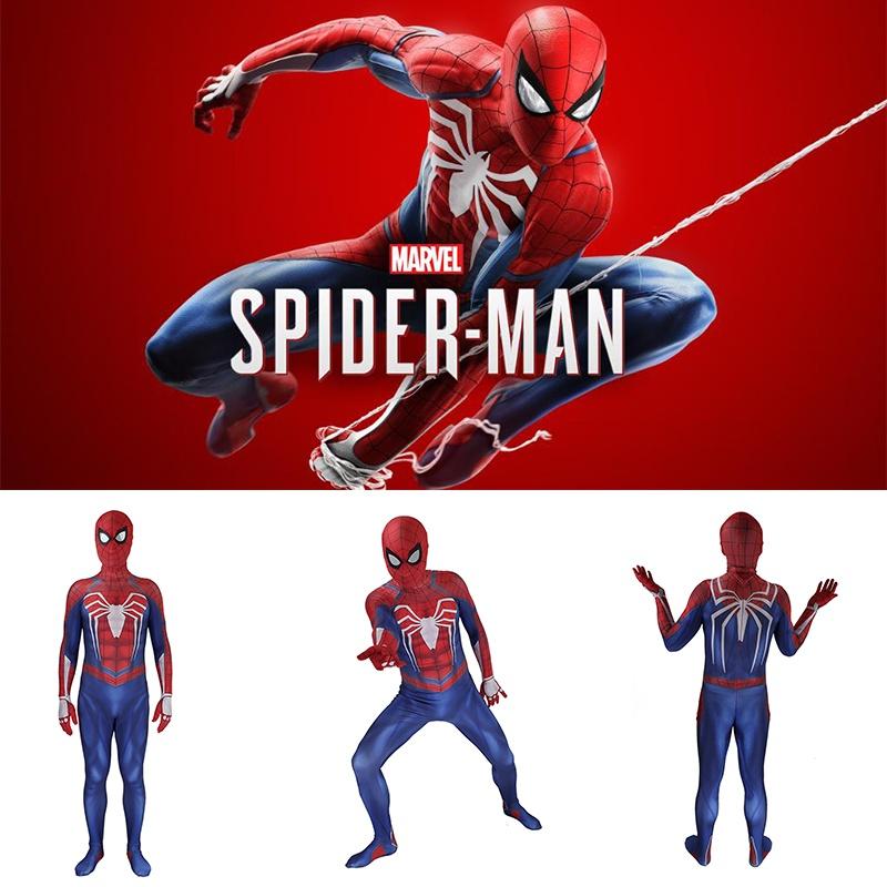 Ps4 Spiderman Jumpsuit Cosplay Costume For Kids And Adults Perfect Stitches