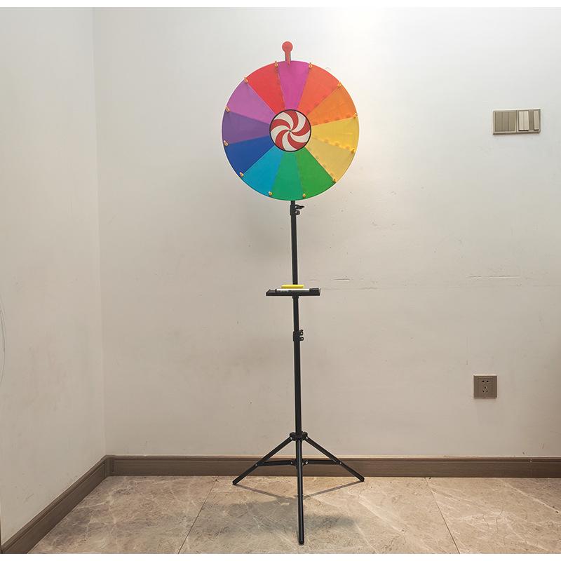 Detachable Lottery Wheel Game: Manual Number Shaker and Lucky Big Wheel