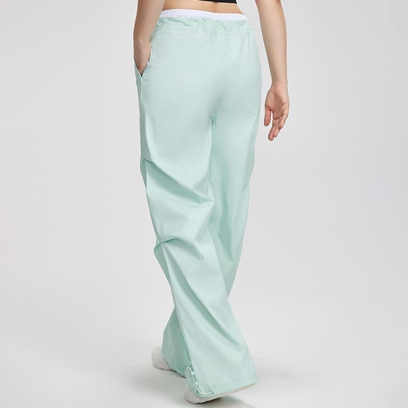 Fett mm Overall Damen hohe Taille verstellbarer Fuß Mund birnenförmige Körperform Hose locker und dünn große Größe Yoga Kleidung Hose