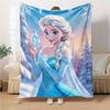 Elsa'S Winter Magic Blanket Soft Throw Blanket For Home Bedroom Bed Sofa Travel Office Solid Christmas Blanket