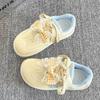 Ugly Cute Platform Women's New Spring and Autumn Cute Girl Versatile Shoes Bow Platform White Shoes