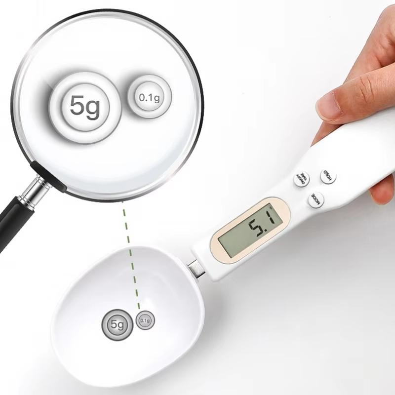 Portable Scale Weighing Spoon Kitchen Scale Electronic Measuring Spoon G Coffee Powder Scale Baking Scale Electronic Measuring