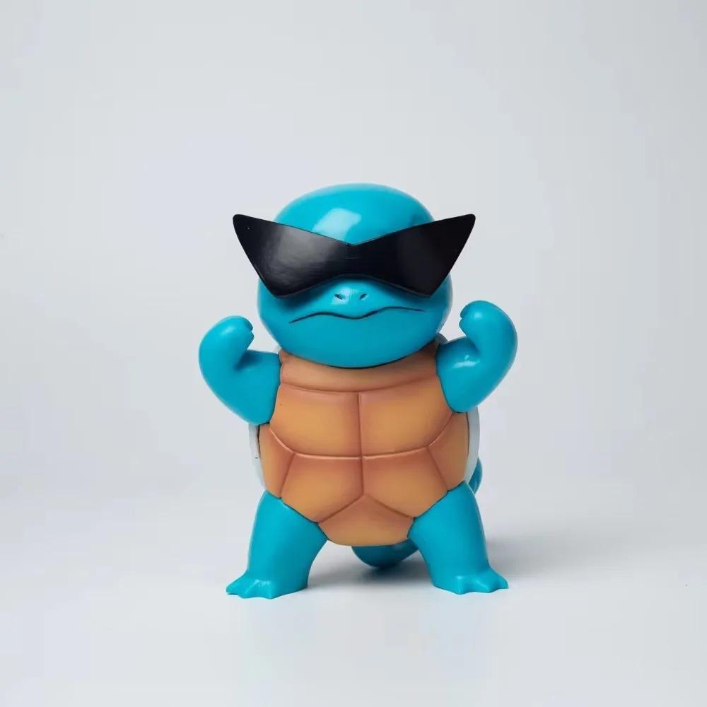 9cm Kawaii Pokemon Anime Figure Cute Squirtle Action Figure Model PVC Doll Collection Desktop Decoration Toys Gift