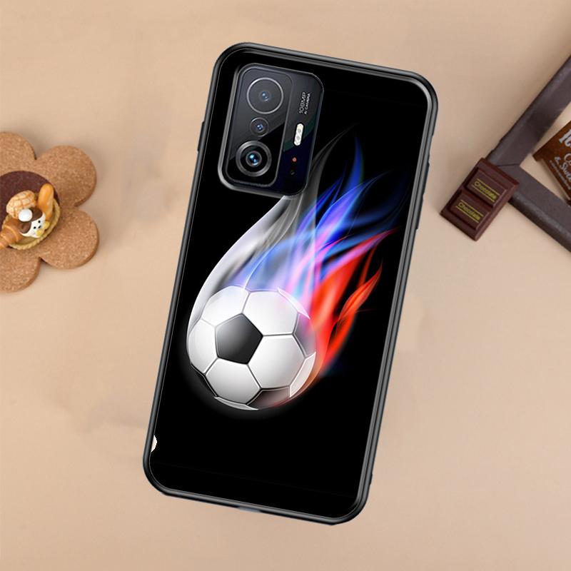 Football Case For Xiaomi POCO X7 X6 Pro X3 X5 M6 F3 F5 F6 Pro 11T 12T 13T 14T Pro 13 14 Ultra Cover