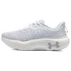Women's HOVR Infinite Elite White Halo Grey Running Sneakers 3027199-100