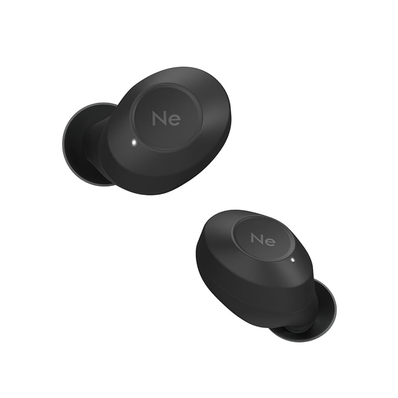 Radius HP-T250BT Noise-Canceling True Wireless Earbuds: Bluetooth compatible, fully wireless, ANC, ambient sound passthrough, separate left and right