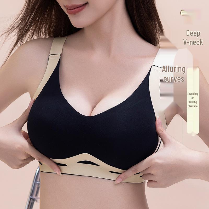 Seamless Push-Up Bra Camisole: Anti-Sag, Soft Support, Beautiful Back Design for Small Chest