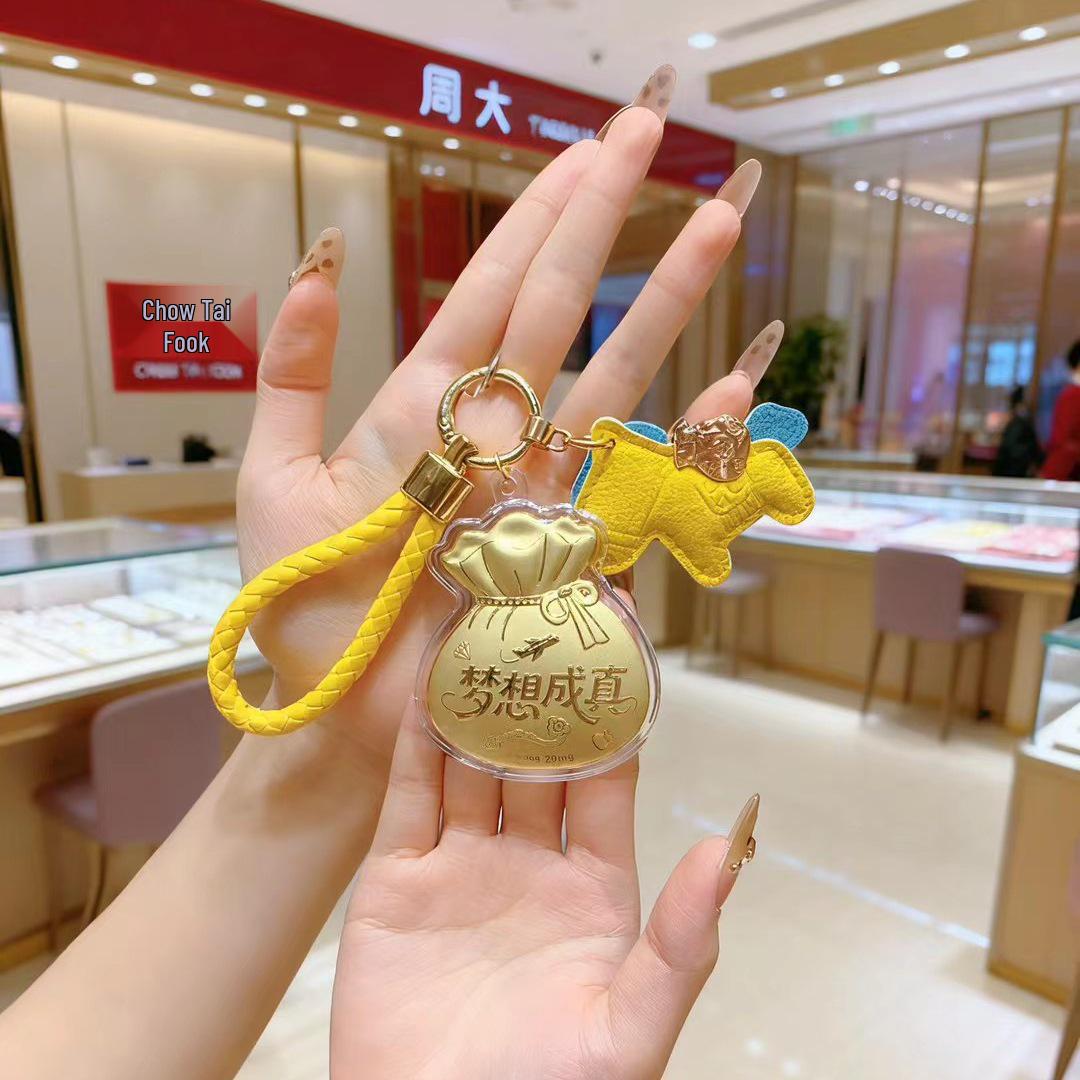 Брелок-подвеска Гамбургер из 999 чистого золота: Быстрое Богатство и Очарование Стройности