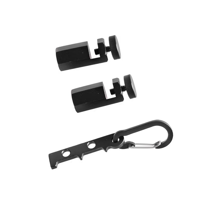 A96I-Square Auxiliary Jig With Holder And Carabiner Stair Guages Knobs Tool Tall Stair Gauges For Framing Square