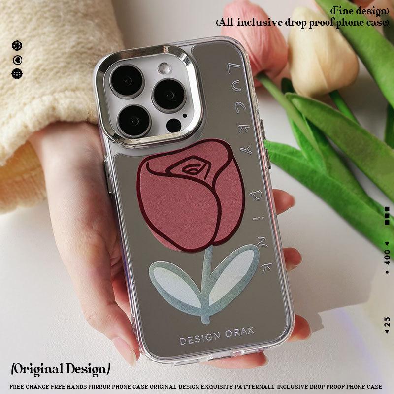 Etui Zhitai na iPhone 15 Pro Max - Pasuje do 13/12, Stylowy trzyczęściowy design lustrzany dla 14Pro